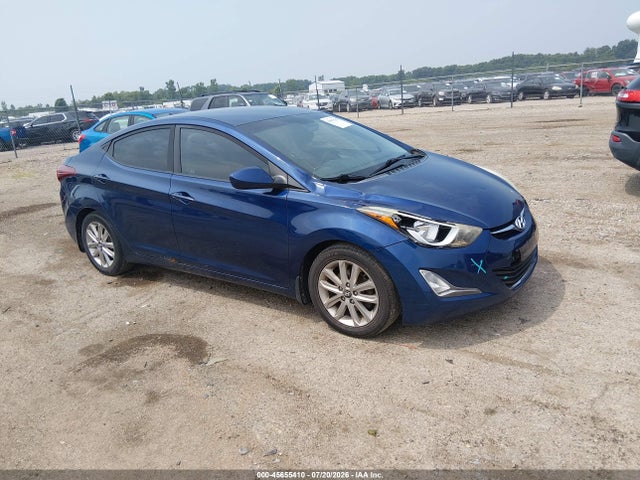 Продажа на аукционе авто 2015 Hyundai Elantra Se, vin: 5NPDH4AE3FH595188, номер лота: 45655410