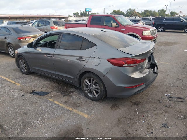 2018 Hyundai Elantra Sel მანქანა იყიდება აუქციონზე, vin: KMHD84LF6JU524163, აუქციონის ნომერი: 45655482