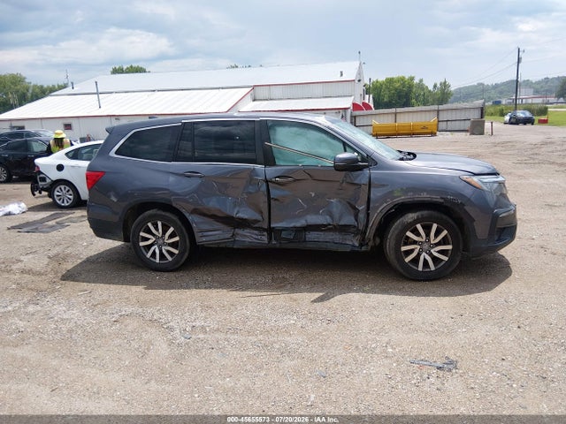 2021 Honda Pilot Awd Ex-l მანქანა იყიდება აუქციონზე, vin: 5FNYF6H52MB011125, აუქციონის ნომერი: 45655573