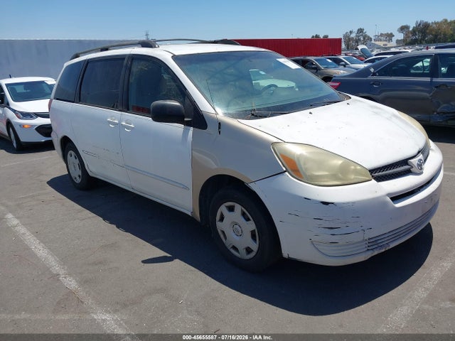 2004 Toyota Sienna Le მანქანა იყიდება აუქციონზე, vin: 5TDZA23CX4S145331, აუქციონის ნომერი: 45655587