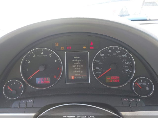 45655609 :رقم المزاد ، WAUDF78EX7A115358 vin ، 2007 Audi A4 2.0t مزاد بيع