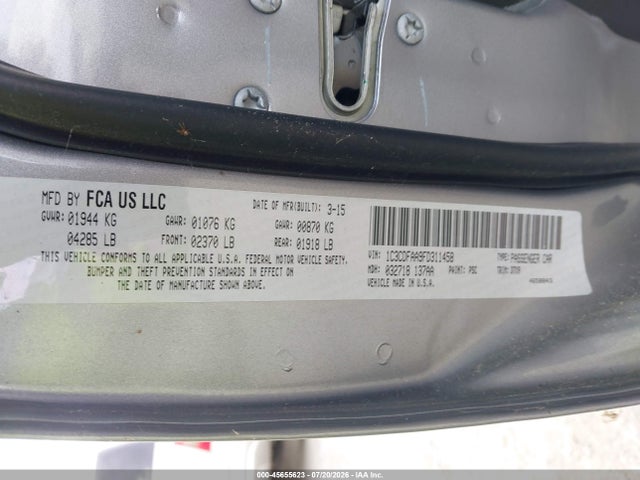 1C3CDFAA9FD311458 Dodge DART SE