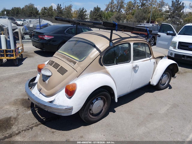1973 Volkswagen Beetle მანქანა იყიდება აუქციონზე, vin: 1132021493, აუქციონის ნომერი: 45655760