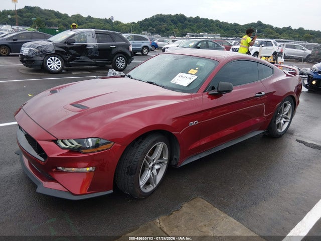 45655783 :رقم المزاد ، 1FA6P8CF4K5193947 vin ، 2019 Ford Mustang Gt Premium مزاد بيع