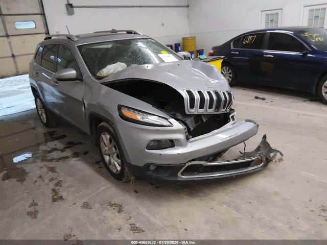 2015 Jeep Cherokee Limited მანქანა იყიდება აუქციონზე, vin: 1C4PJMDS7FW520913, აუქციონის ნომერი: 45655832