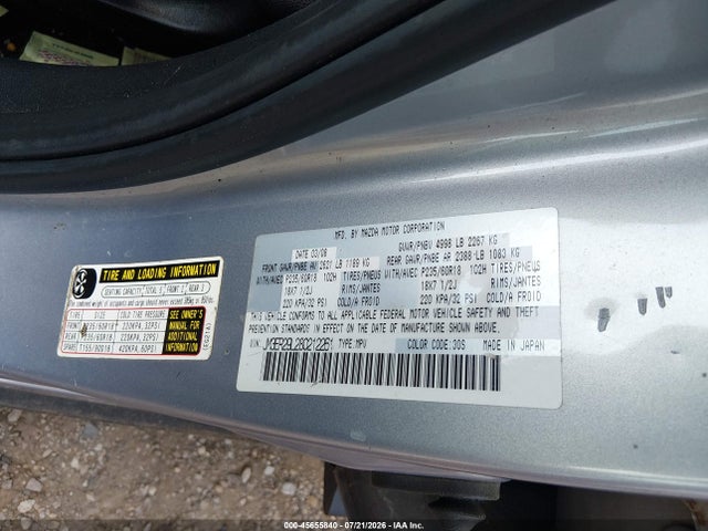 Aukcja sprzedaży 2008 Mazda Cx-7 Touring, vin: JM3ER29L280212261, numer aukcji: 45655840