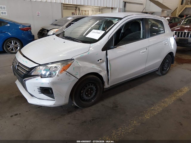 45655887 :رقم المزاد ، ML32AUHJ7RH007698 vin ، 2024 Mitsubishi Mirage Es مزاد بيع