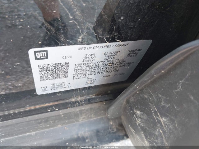 KL77LHE27RC231520 Chevrolet Trax Fwd Lt