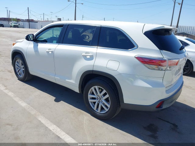 Toyota Highlander Le 2016 5TDZARFH8GS021756 Image 3