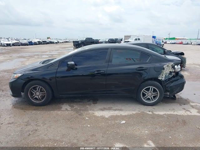 2015 Honda Civic Lx მანქანა იყიდება აუქციონზე, vin: 19XFB2F5XFE107527, აუქციონის ნომერი: 45655977