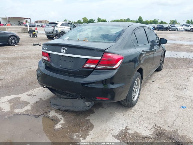 2015 Honda Civic Lx მანქანა იყიდება აუქციონზე, vin: 19XFB2F5XFE107527, აუქციონის ნომერი: 45655977