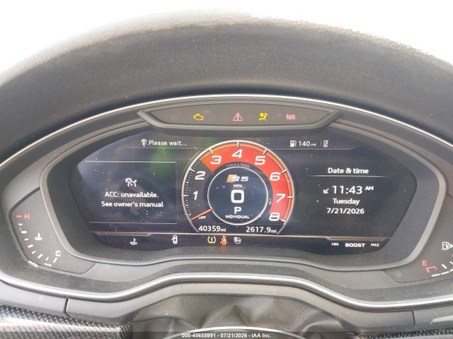 Продаж на аукціоні авто 2019 Audi S5 3.0t Premium, vin: WAUC4DF50KA028113, номер лоту: 45655991