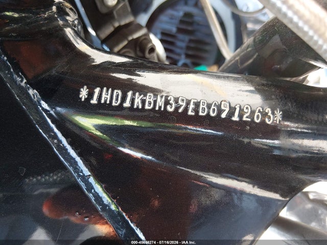 Продаж на аукціоні авто 2014 Harley-davidson Flhx Street Glide, vin: 1HD1KBM39EB691263, номер лоту: 45656274