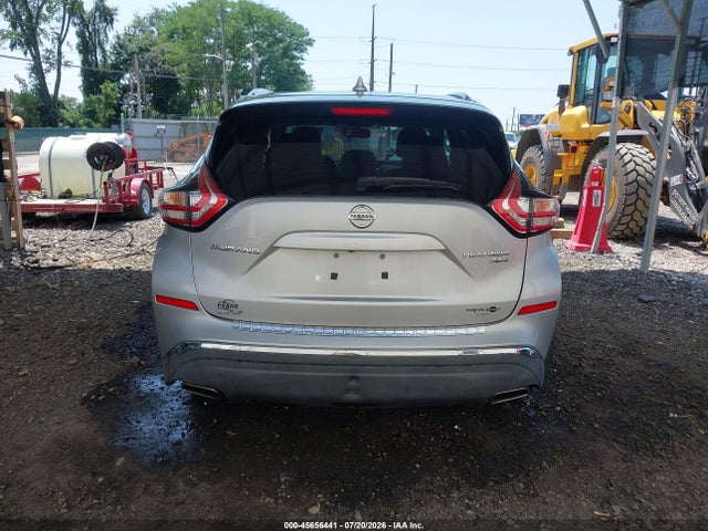 2017 Nissan Murano Platinum მანქანა იყიდება აუქციონზე, vin: 5N1AZ2MH9HN102980, აუქციონის ნომერი: 45656441