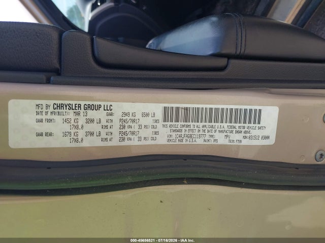 Продаж на аукціоні авто 2014 Jeep Grand Cherokee Laredo, vin: 1C4RJFAG8EC119777, номер лоту: 45656521