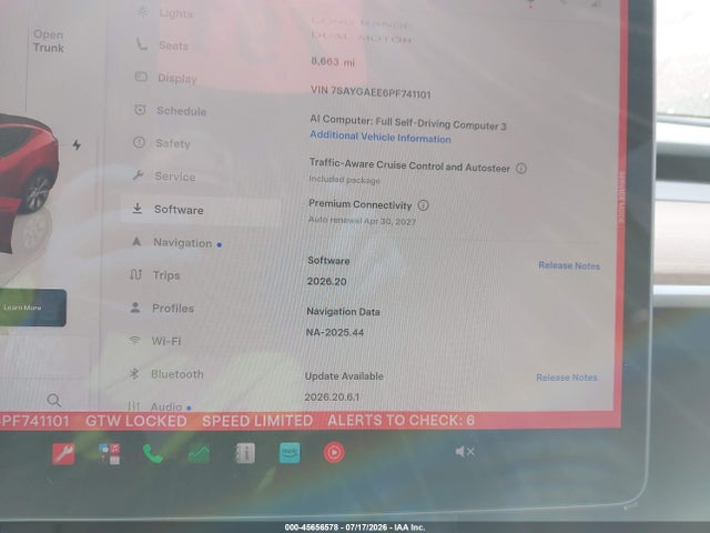 Продаж на аукціоні авто 2023 Tesla Model Y Awd/long Range Dual Motor All-wheel Drive, vin: 7SAYGAEE6PF741101, номер лоту: 45656578