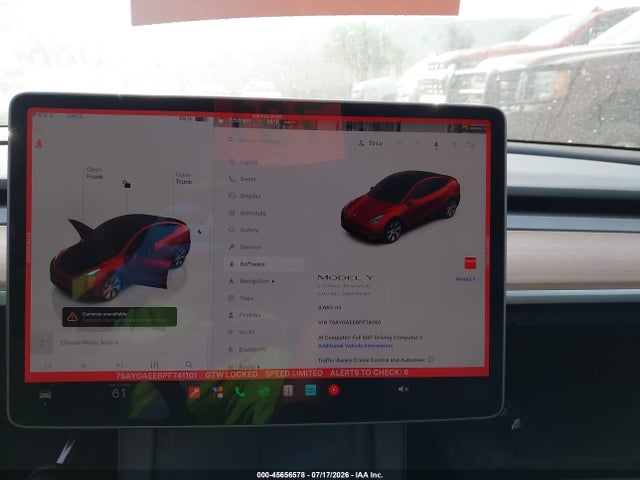 Продаж на аукціоні авто 2023 Tesla Model Y Awd/long Range Dual Motor All-wheel Drive, vin: 7SAYGAEE6PF741101, номер лоту: 45656578