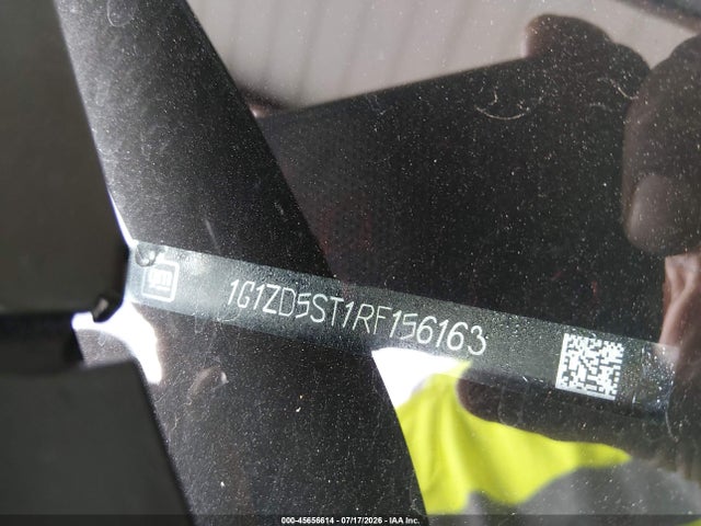 45656614 :رقم المزاد ، 1G1ZD5ST1RF156163 vin ، 2024 Chevrolet Malibu Fwd 1lt مزاد بيع