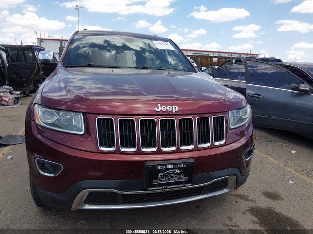 Продажа на аукционе авто 2016 Jeep Grand Cherokee Limited, vin: 1C4RJEBG7GC396528, номер лота: 45656621
