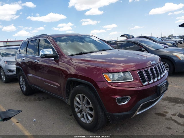 Продажа на аукционе авто 2016 Jeep Grand Cherokee Limited, vin: 1C4RJEBG7GC396528, номер лота: 45656621