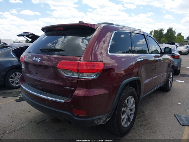 Продажа на аукционе авто 2016 Jeep Grand Cherokee Limited, vin: 1C4RJEBG7GC396528, номер лота: 45656621