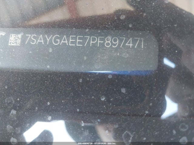45656739 :رقم المزاد ، 7SAYGAEE7PF897471 vin ، 2023 Tesla Model Y Awd/long Range Dual Motor All-wheel Drive مزاد بيع
