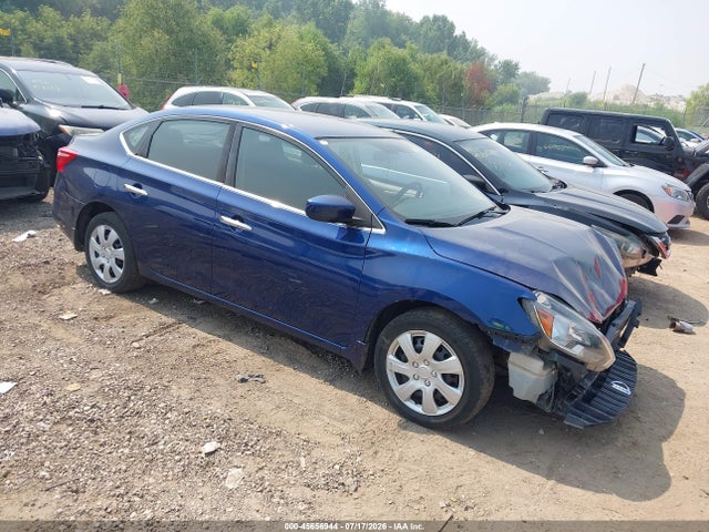 2017 Nissan Sentra S მანქანა იყიდება აუქციონზე, vin: 3N1AB7AP5HY378144, აუქციონის ნომერი: 45656944