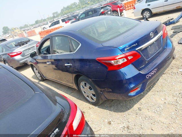 2017 Nissan Sentra S მანქანა იყიდება აუქციონზე, vin: 3N1AB7AP5HY378144, აუქციონის ნომერი: 45656944