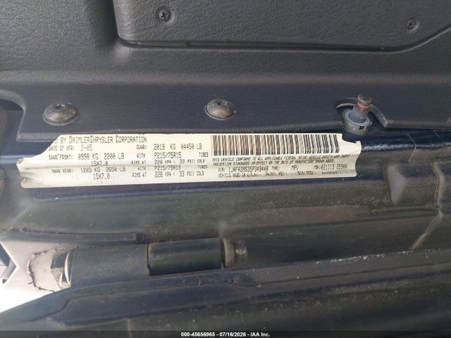 Продаж на аукціоні авто 2005 Jeep Wrangler X, vin: 1J4FA39S35P349448, номер лоту: 45656965