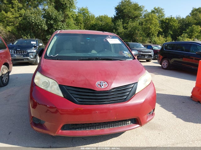 Продаж на аукціоні авто 2012 Toyota Sienna Base V6 7 Passenger, vin: 5TDZK3DC0CS256616, номер лоту: 45657025