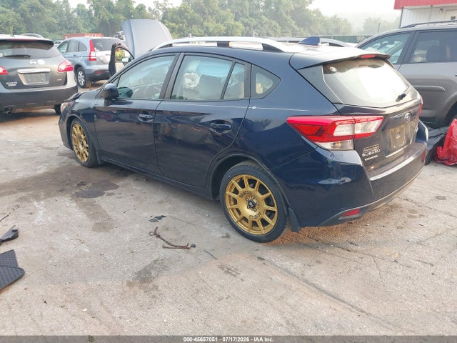 Продаж на аукціоні авто 2019 Subaru Impreza 2.0i Premium, vin: 4S3GTAC61K3758586, номер лоту: 45657051