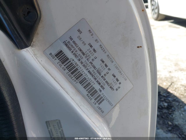 Продажа на аукционе авто 2000 Mazda Mx-5 Miata Ls/special Edition, vin: JM1NB353XY0140377, номер лота: 45657063