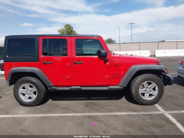 2015 Jeep Wrangler Unlimited Sport მანქანა იყიდება აუქციონზე, vin: 1C4BJWDG0FL565338, აუქციონის ნომერი: 45657080