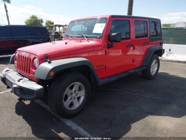 2015 Jeep Wrangler Unlimited Sport მანქანა იყიდება აუქციონზე, vin: 1C4BJWDG0FL565338, აუქციონის ნომერი: 45657080