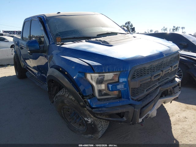 2018 Ford F-150 Raptor მანქანა იყიდება აუქციონზე, vin: 1FTFW1RG8JFD04223, აუქციონის ნომერი: 45657086
