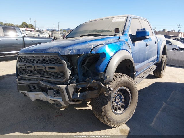 2018 Ford F-150 Raptor მანქანა იყიდება აუქციონზე, vin: 1FTFW1RG8JFD04223, აუქციონის ნომერი: 45657086