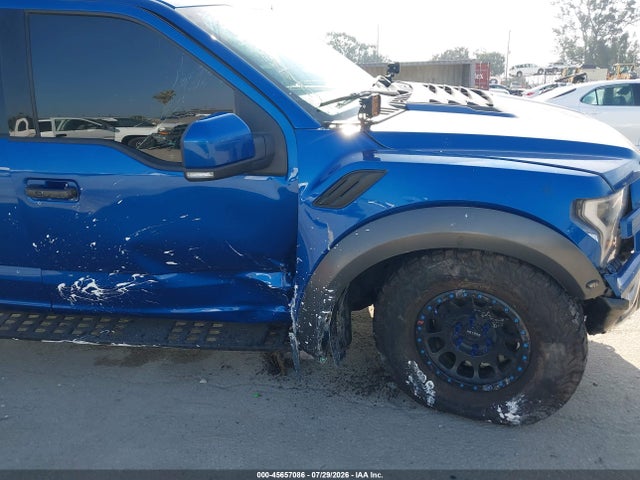 2018 Ford F-150 Raptor მანქანა იყიდება აუქციონზე, vin: 1FTFW1RG8JFD04223, აუქციონის ნომერი: 45657086