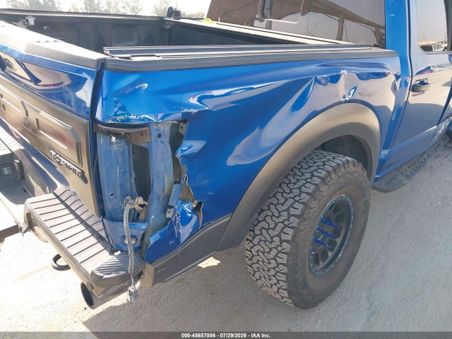 2018 Ford F-150 Raptor მანქანა იყიდება აუქციონზე, vin: 1FTFW1RG8JFD04223, აუქციონის ნომერი: 45657086