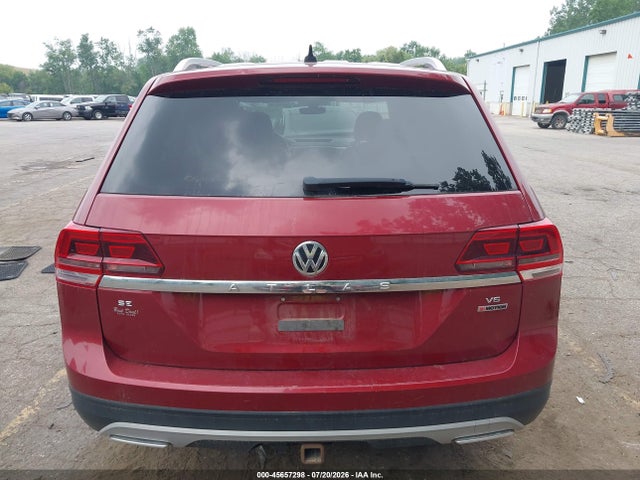2018 Volkswagen Atlas 3.6l V6 Se/3.6l V6 Se W/technology მანქანა იყიდება აუქციონზე, vin: 1V2LR2CA4JC544261, აუქციონის ნომერი: 45657298