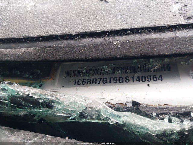 45657533 :رقم المزاد ، 1C6RR7GT9GS140964 vin ، 2016 Ram 1500 Big Horn مزاد بيع