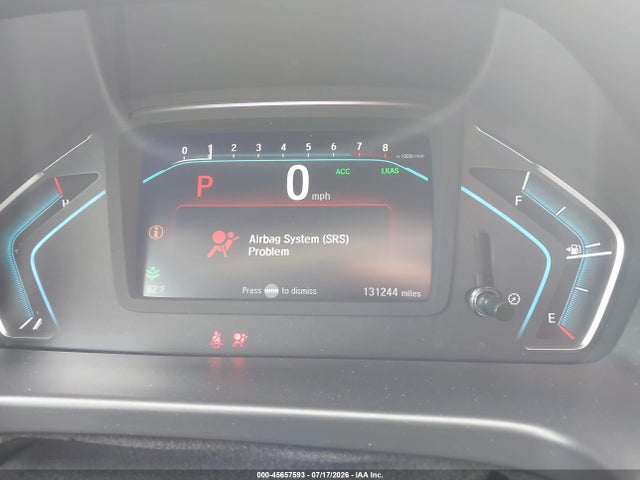 Aukcja sprzedaży 2018 Honda Odyssey Ex-l, vin: 5FNRL6H70JB050645, numer aukcji: 45657593