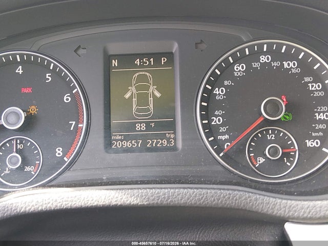 2012 Volkswagen Passat 2.5l Se მანქანა იყიდება აუქციონზე, vin: 1VWBH7A39CC013638, აუქციონის ნომერი: 45657610