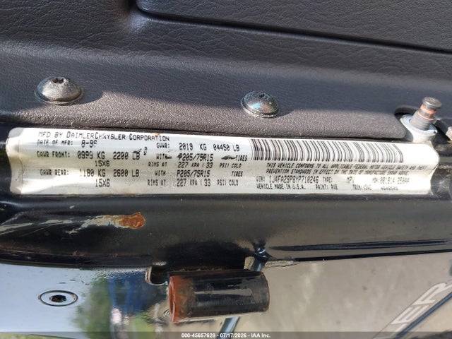 Aukcja sprzedaży 2000 Jeep Wrangler Se, vin: 1J4FA29P8YP710246, numer aukcji: 45657628