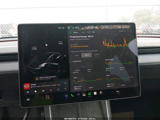 45657878 :رقم المزاد ، 7SAYGDED0TF401476 vin ، 2026 Tesla Model Y Rwd مزاد بيع