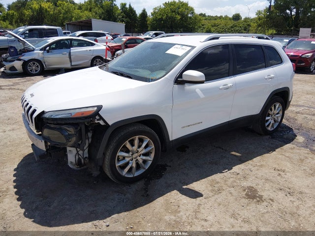 2015 Jeep Cherokee Limited მანქანა იყიდება აუქციონზე, vin: 1C4PJLDS9FW670113, აუქციონის ნომერი: 45657885