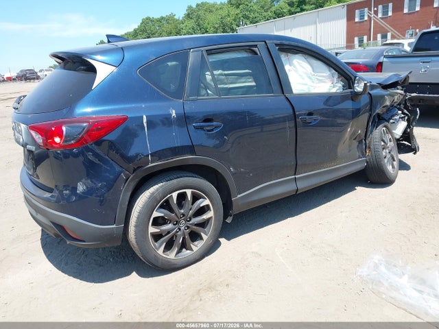 2016 Mazda Cx-5 Grand Touring მანქანა იყიდება აუქციონზე, vin: JM3KE4DY4G0780328, აუქციონის ნომერი: 45657960