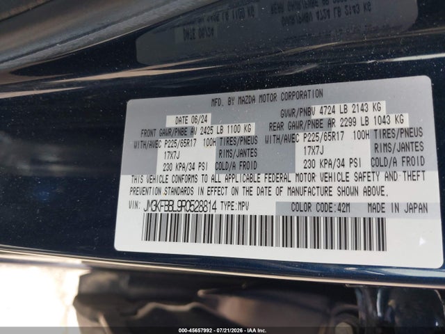 Mazda Cx-5 2.5 S Select 2024 JM3KFBBL9R0528814 Image 9