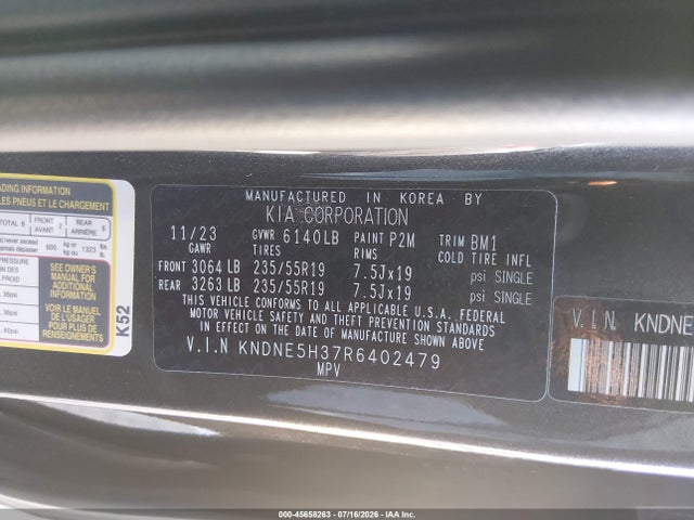 KIA Carnival Mpv Sx 2024 KNDNE5H37R6402479 Image 9