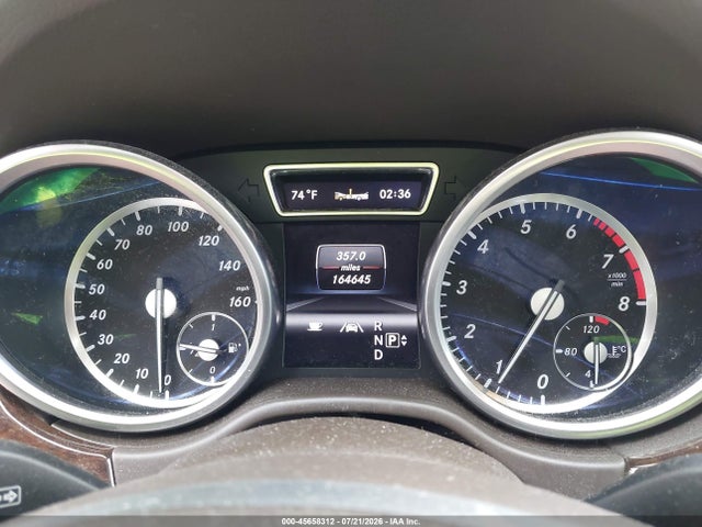 Aukcja sprzedaży 2013 Mercedes-benz Ml 350 4matic, vin: 4JGDA5HB3DA143764, numer aukcji: 45658312