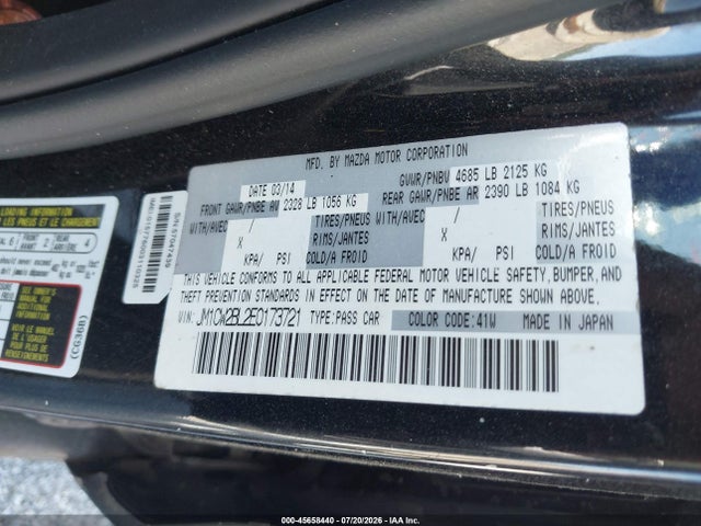 Aukcja sprzedaży 2014 Mazda Mazda5 Sport, vin: JM1CW2BL2E0173721, numer aukcji: 45658440